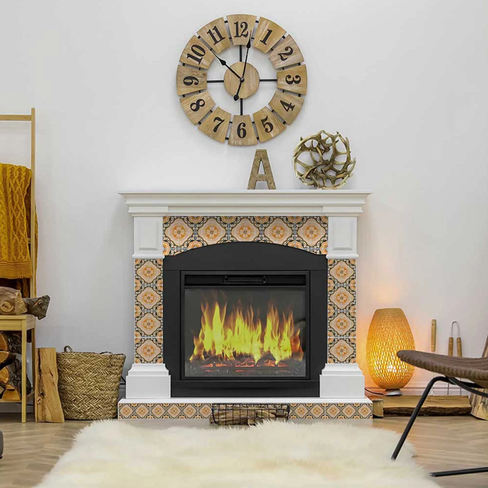 6" X 6" Golden Deco Peel And Stick Removable Tiles - Image 7