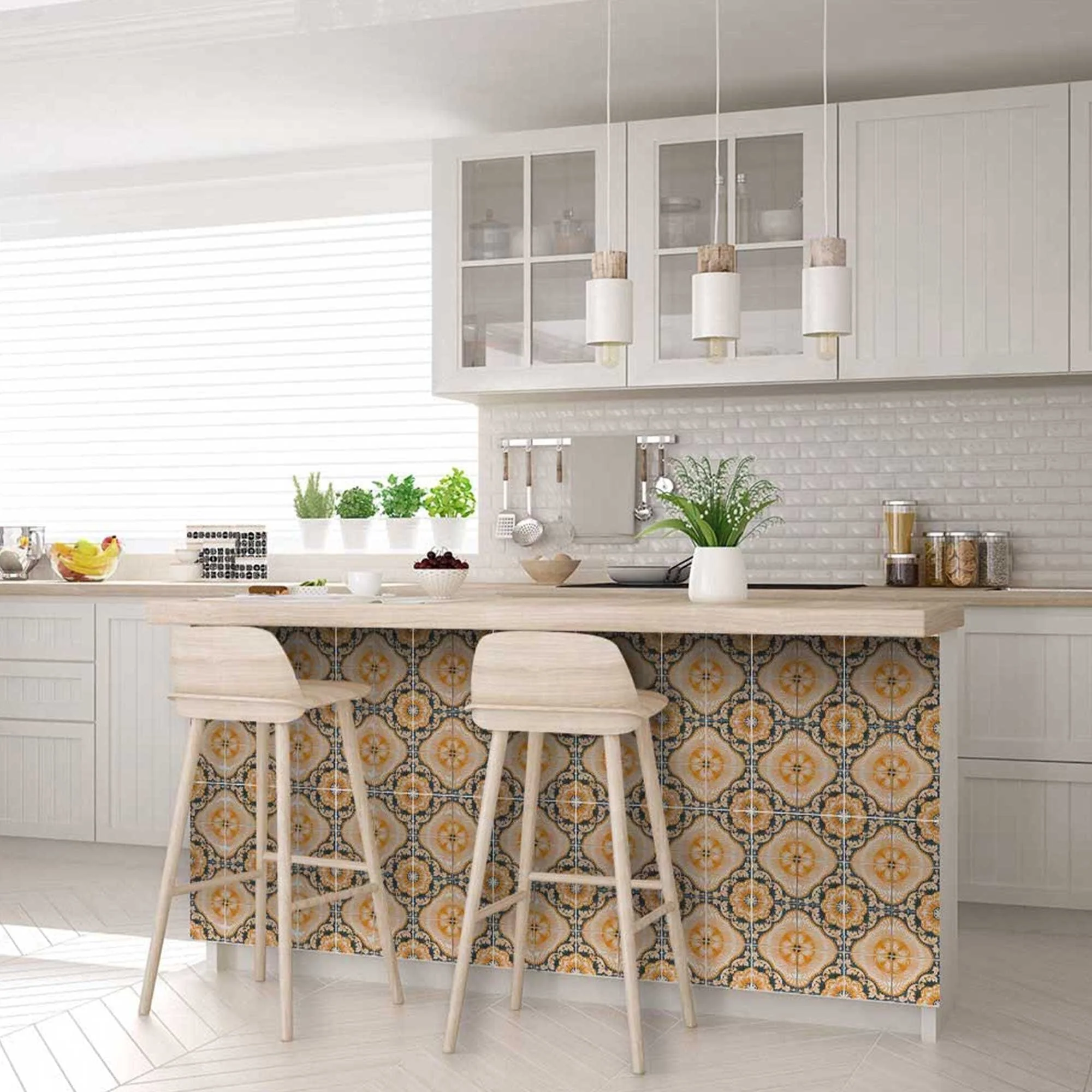 6" X 6" Golden Deco Peel And Stick Removable Tiles - Image 8