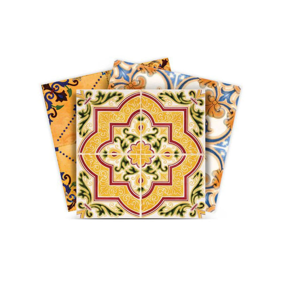 6" X 6" Golden Multi Mosaic Peel and Stick Tiles - Image 3