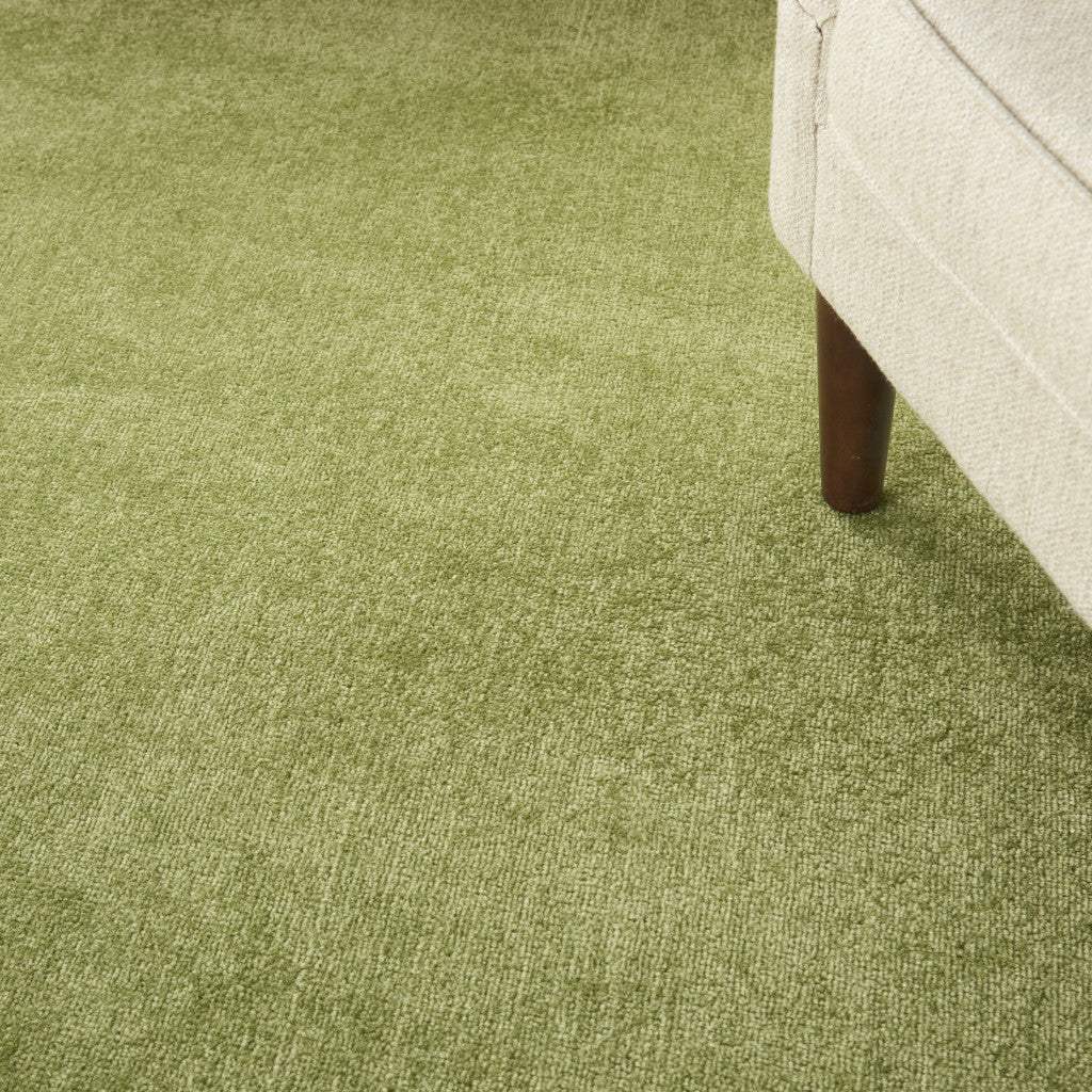 6' X 6' Green Round Non Skid Indoor Outdoor Area Rug - Image 5