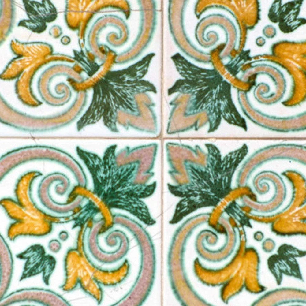 6" X 6" Green Yellow Melo Peel and Stick Tiles - Image 2