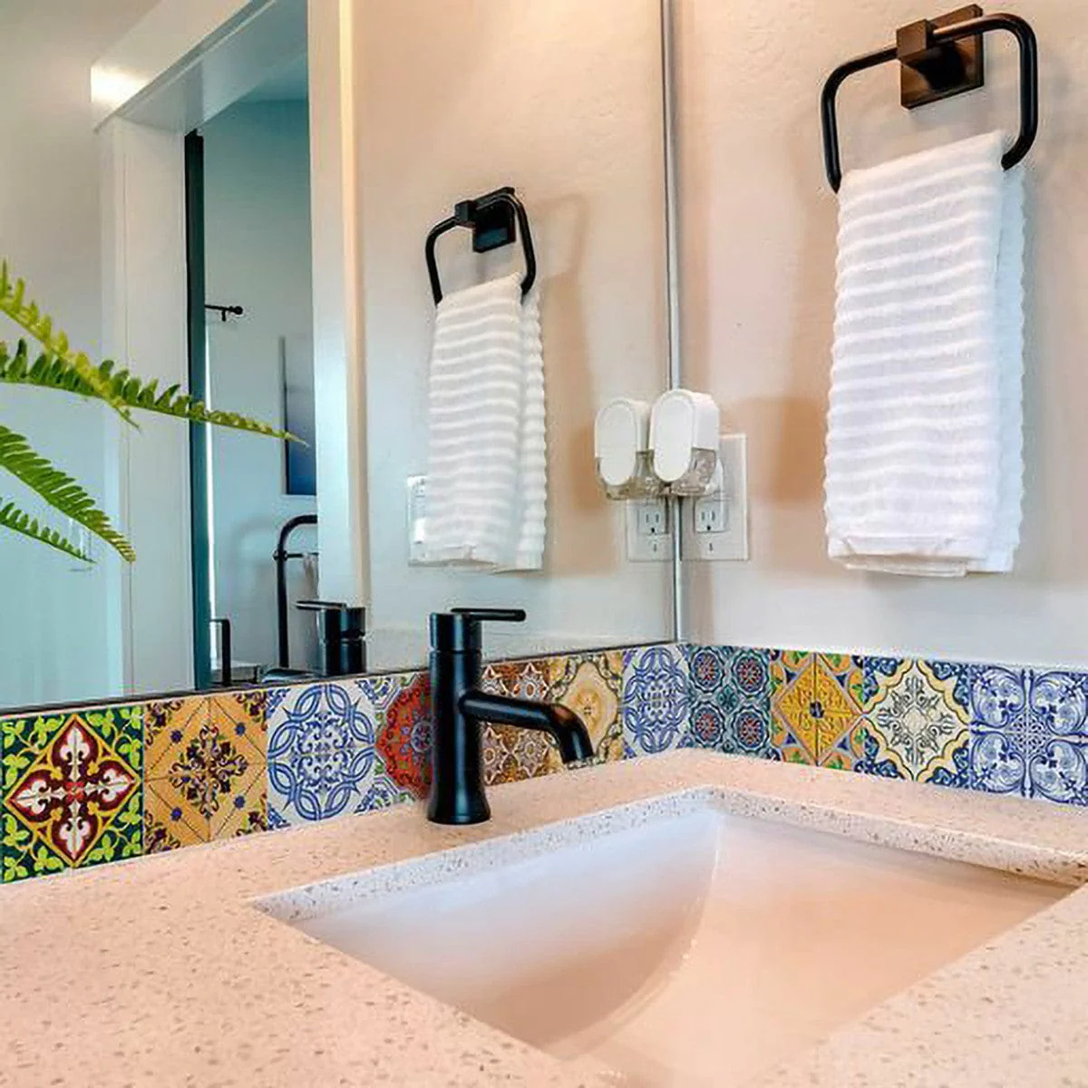 6" X 6" Jessa Mutli Mosaic Peel and Stick Tiles - Image 2