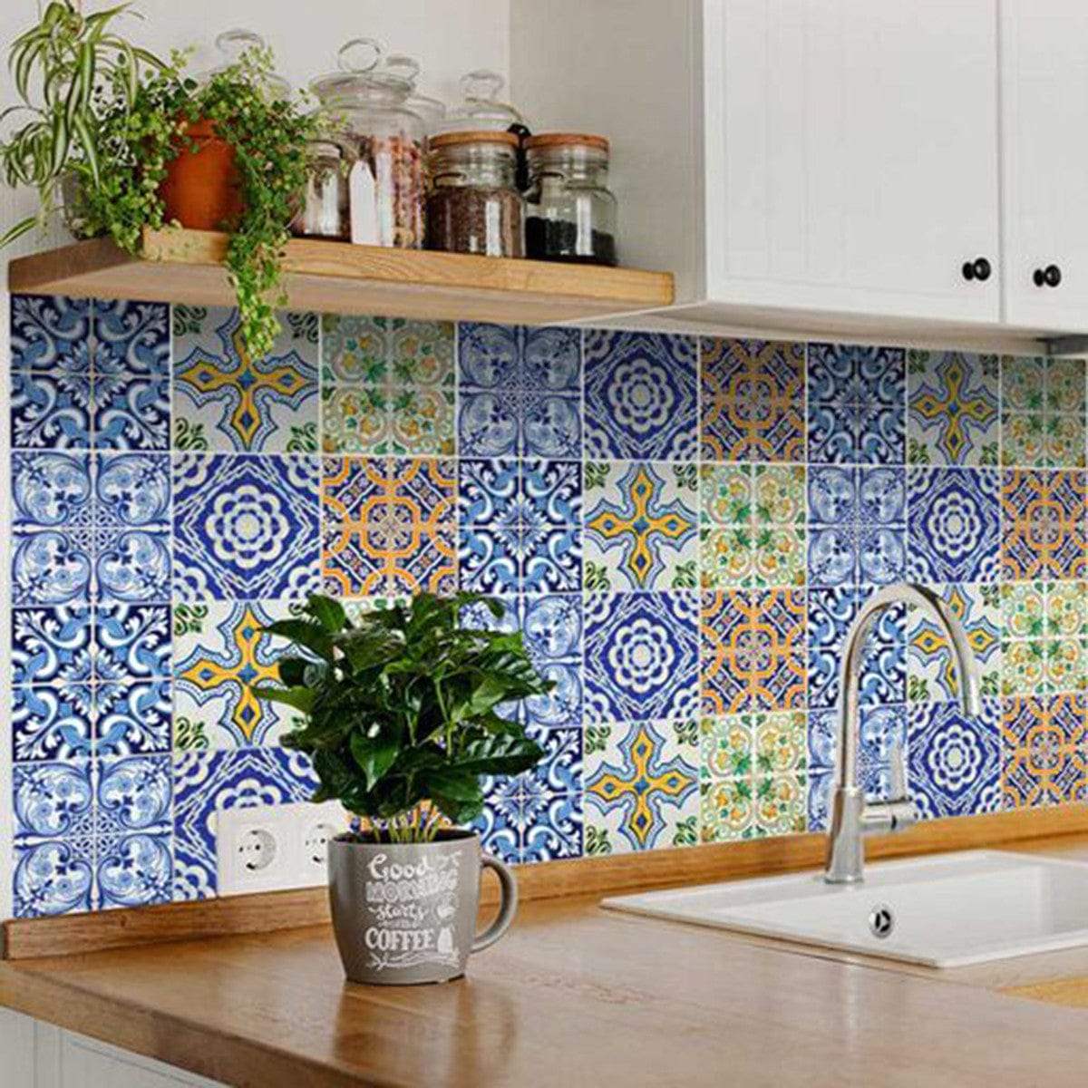 6" X 6" Lima Multi Mosaic Peel and Stick Tiles - Image 4