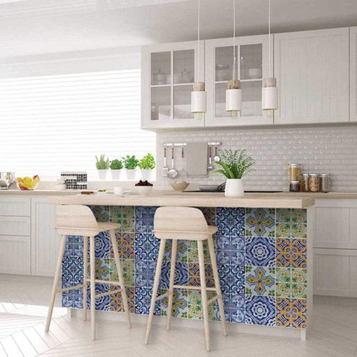 6" X 6" Lima Multi Mosaic Peel and Stick Tiles - Image 7