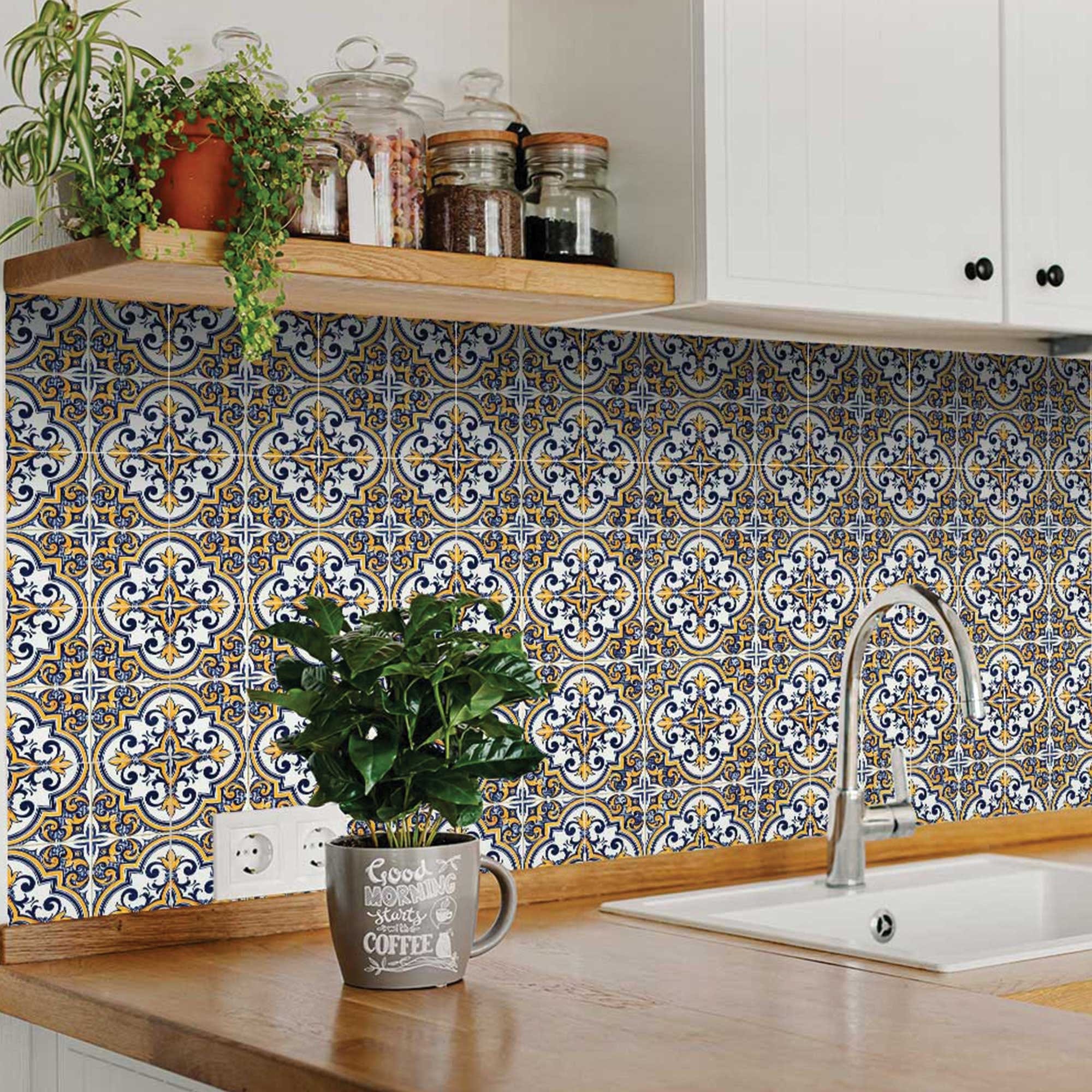 6" X 6" Neutral Gina Peel And Stick Removable Tiles - Image 5