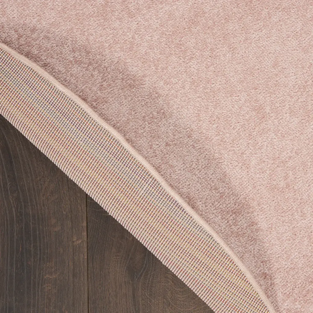 6' X 6' Pink Round Non Skid Indoor Outdoor Area Rug - Image 6