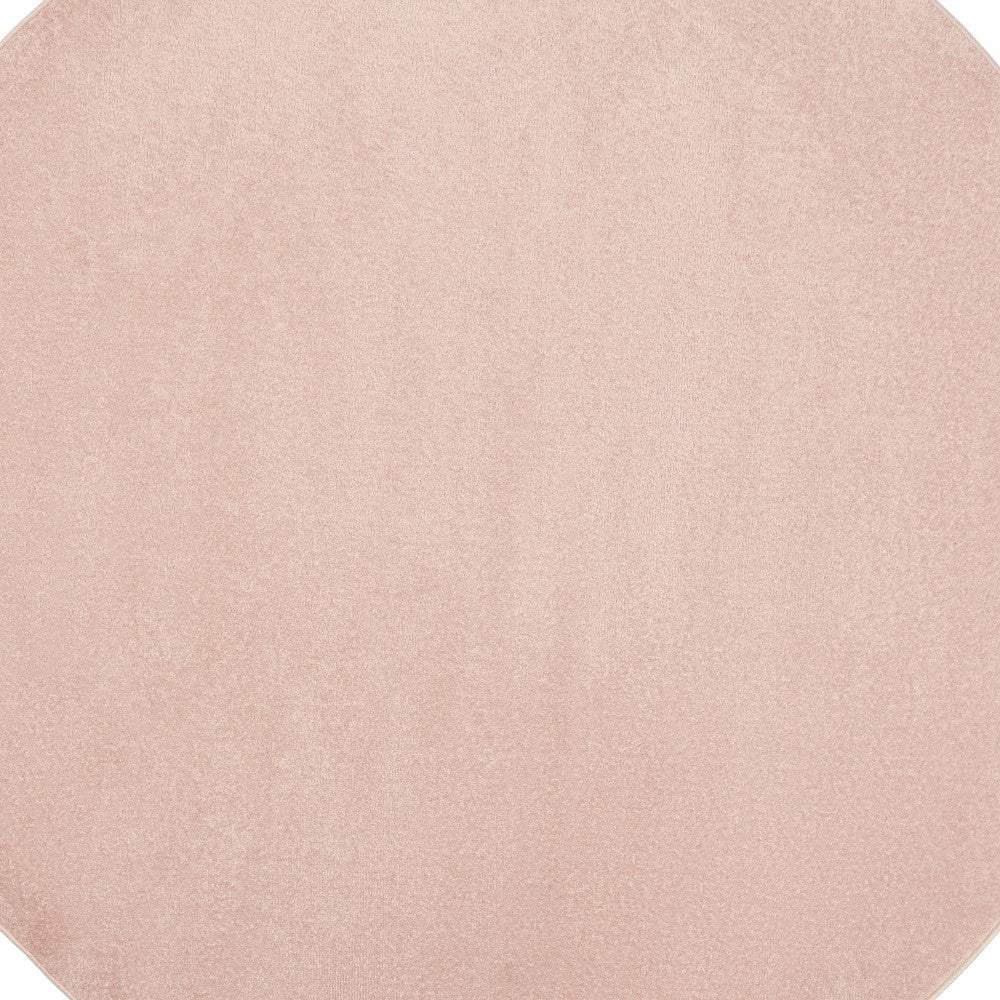 6' X 6' Pink Round Non Skid Indoor Outdoor Area Rug - Image 7