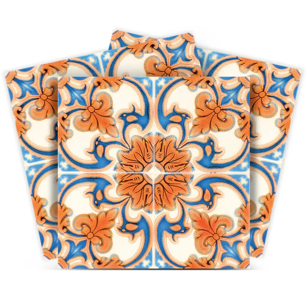 6" X 6" Queen Mosaic Removable Peel And Stick Tiles
