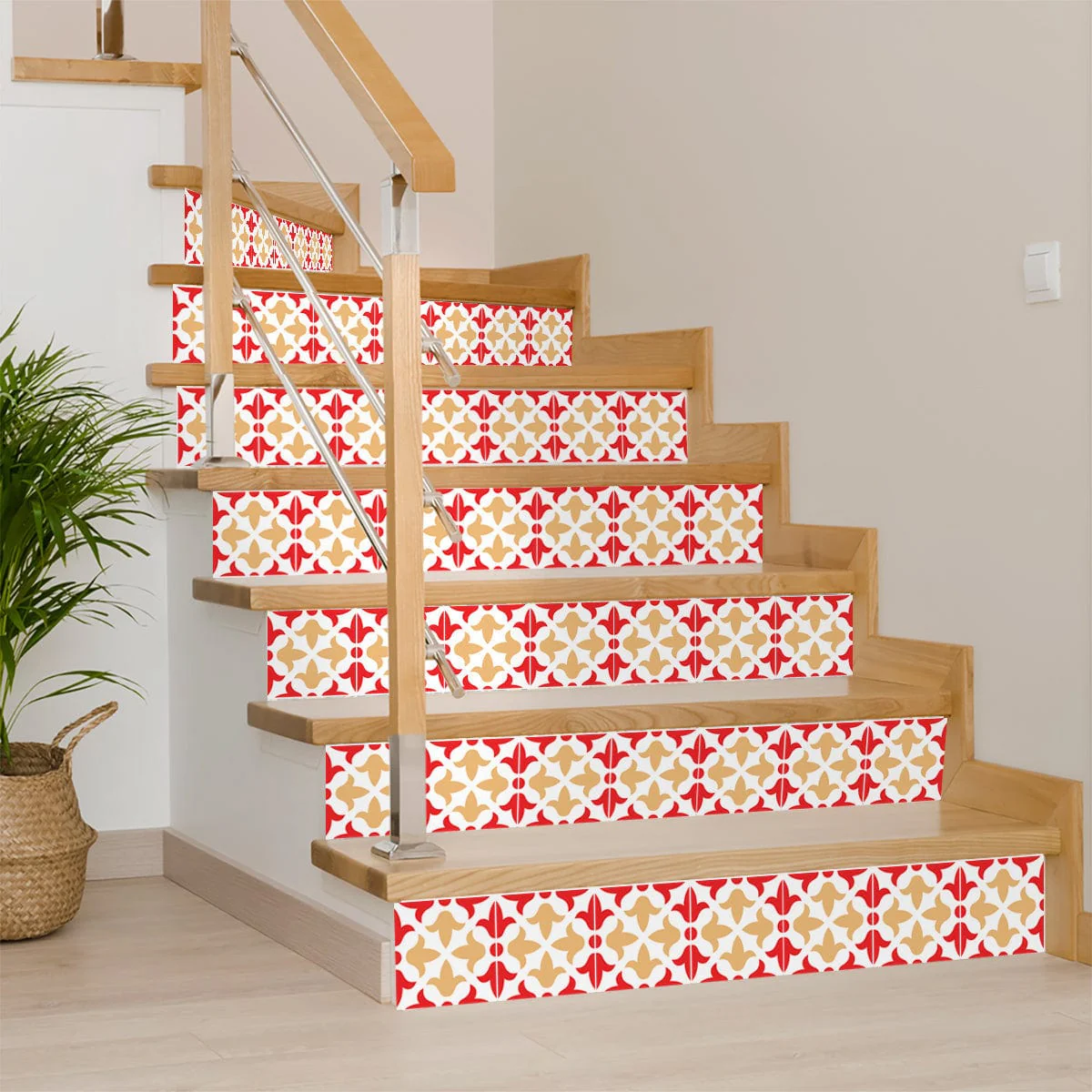 6" X 6" Roja Hola Removable Peel and Stick Tiles - Image 4