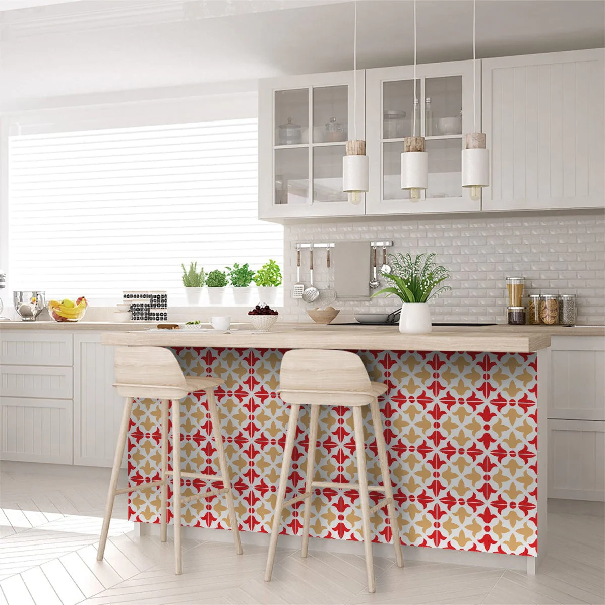 6" X 6" Roja Hola Removable Peel and Stick Tiles - Image 8