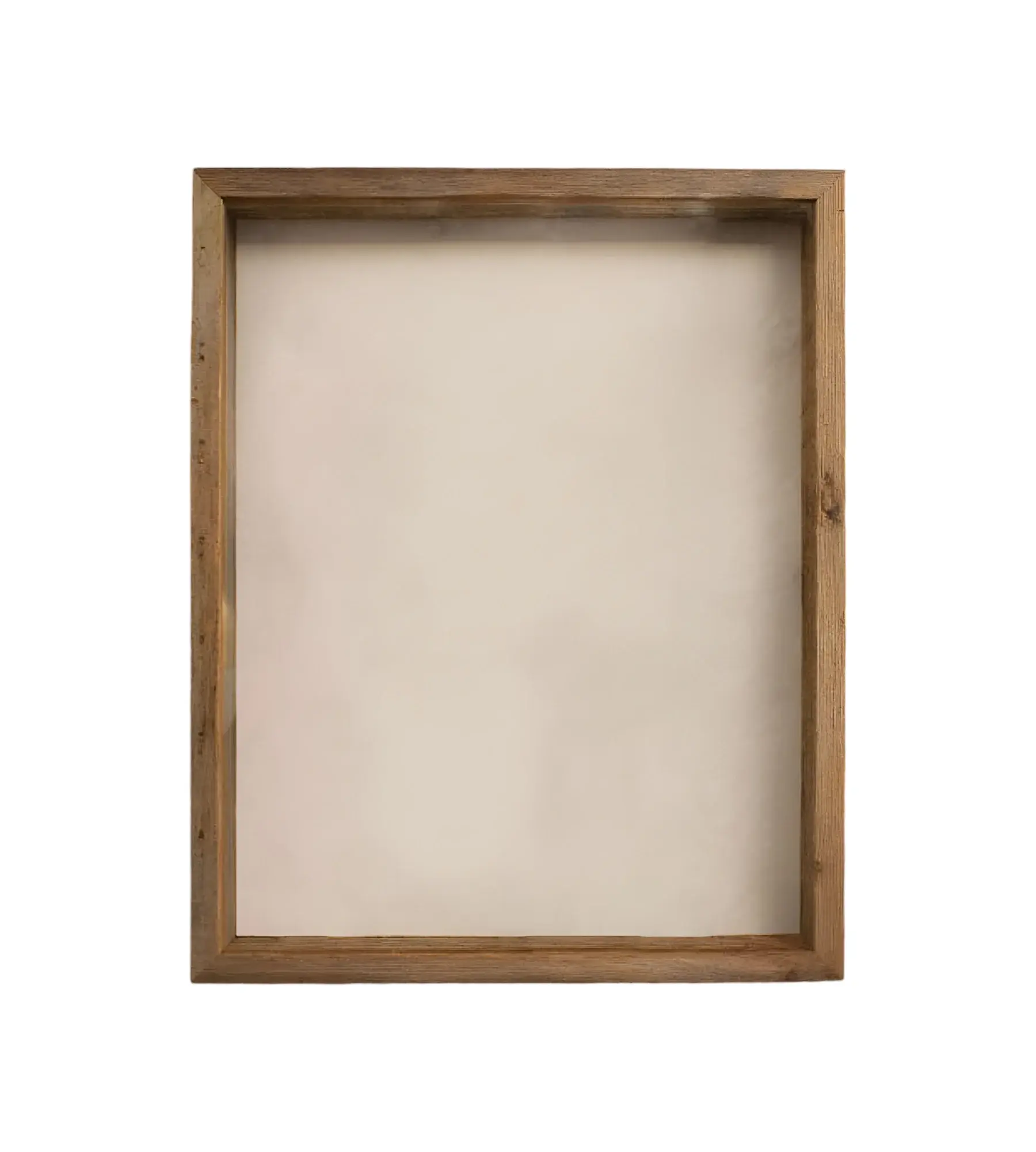 6” X 6” Rustic Farmhouse Gray Wood Shadow Box Frame - Image 2