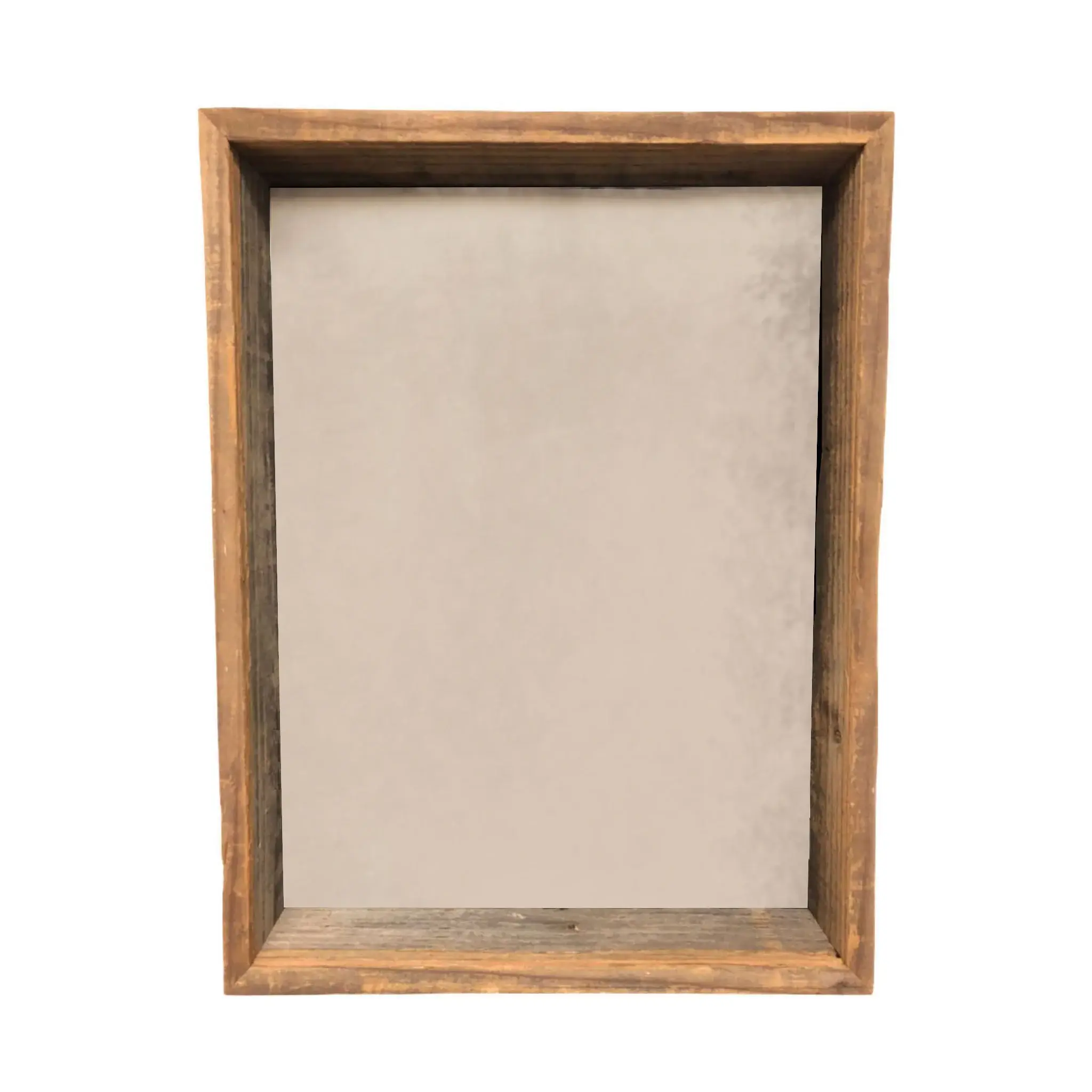 6” X 6” Rustic Farmhouse Gray Wood Shadow Box Frame - Image 3