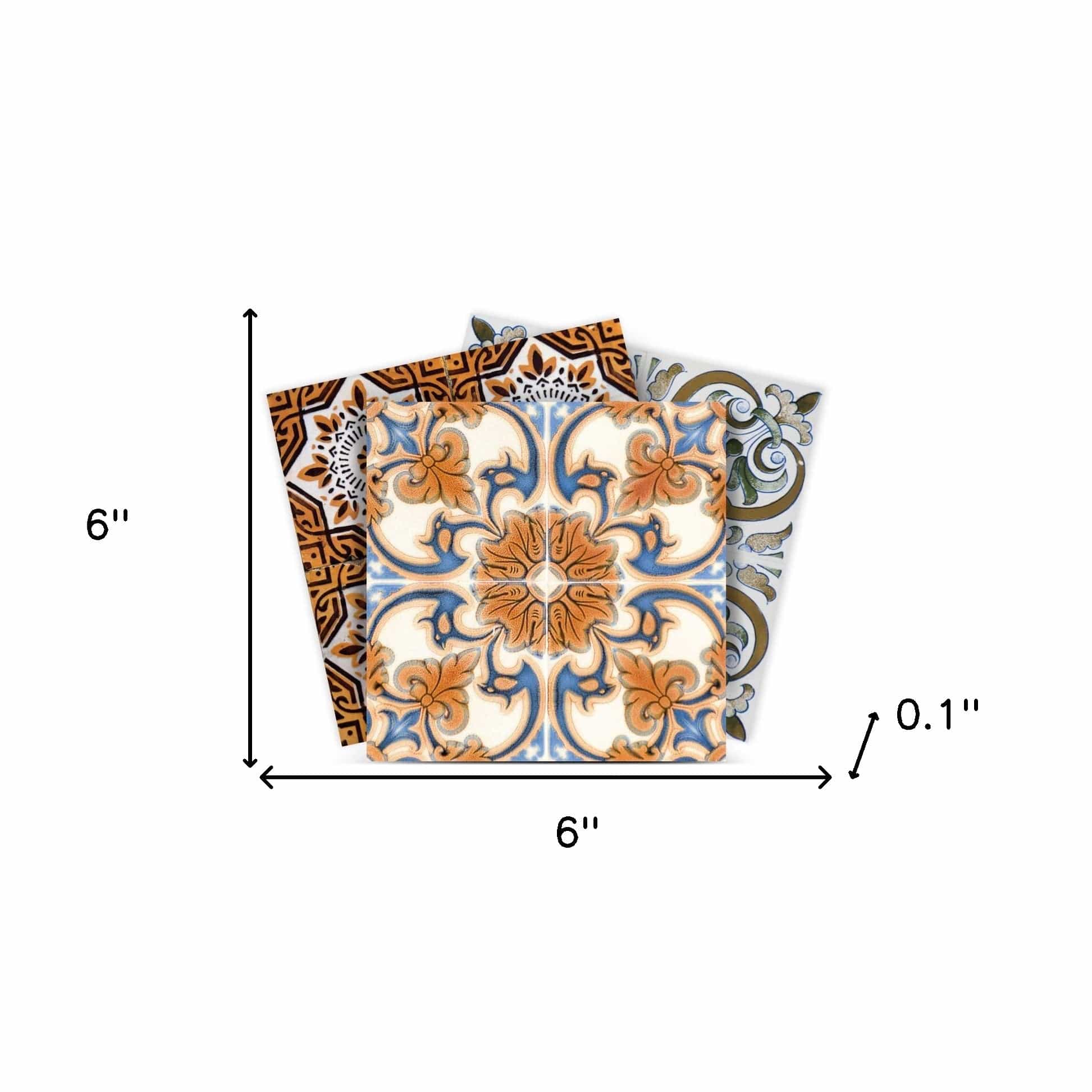 6" X 6" Rustico Linda Removable Peel and Stick Tiles - Image 8