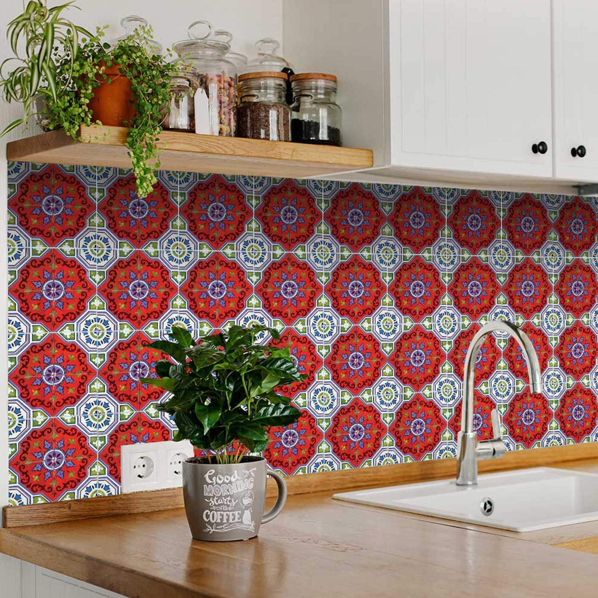 6" X 6" Sage Terra Removable Peel and Stick Tiles - Image 6