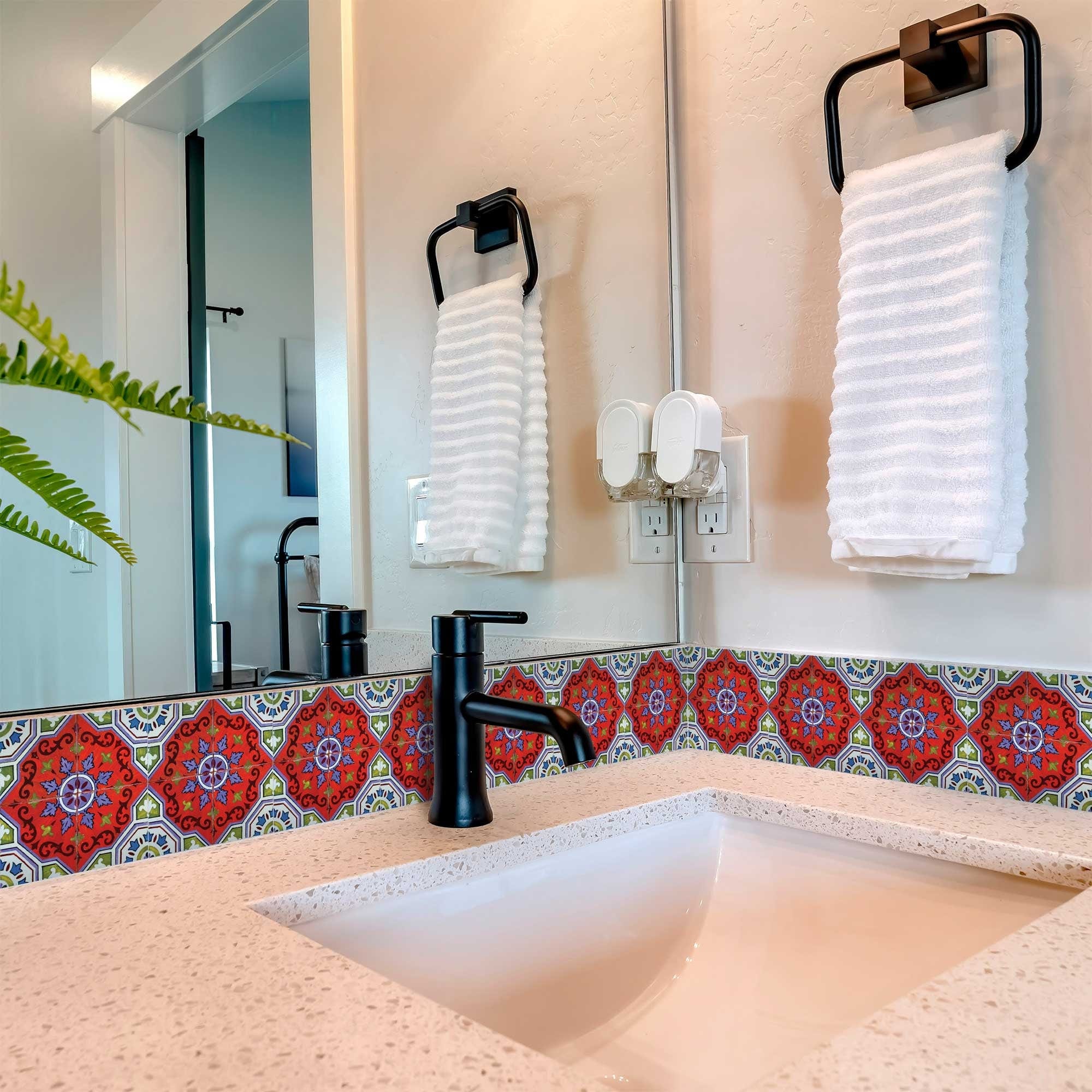 6" X 6" Sage Terra Removable Peel and Stick Tiles - Image 7