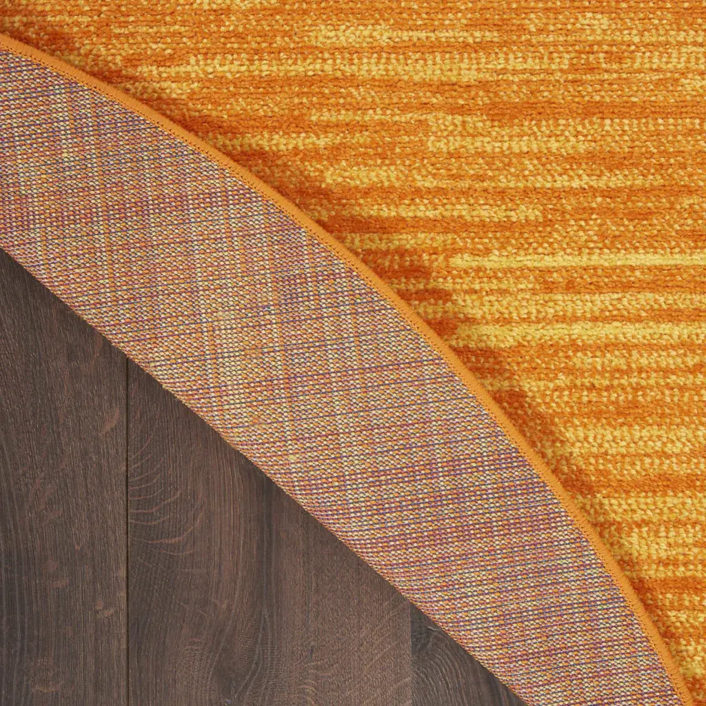 6' X 6' Sunburst Round Non Skid Indoor Outdoor Area Rug - Image 7