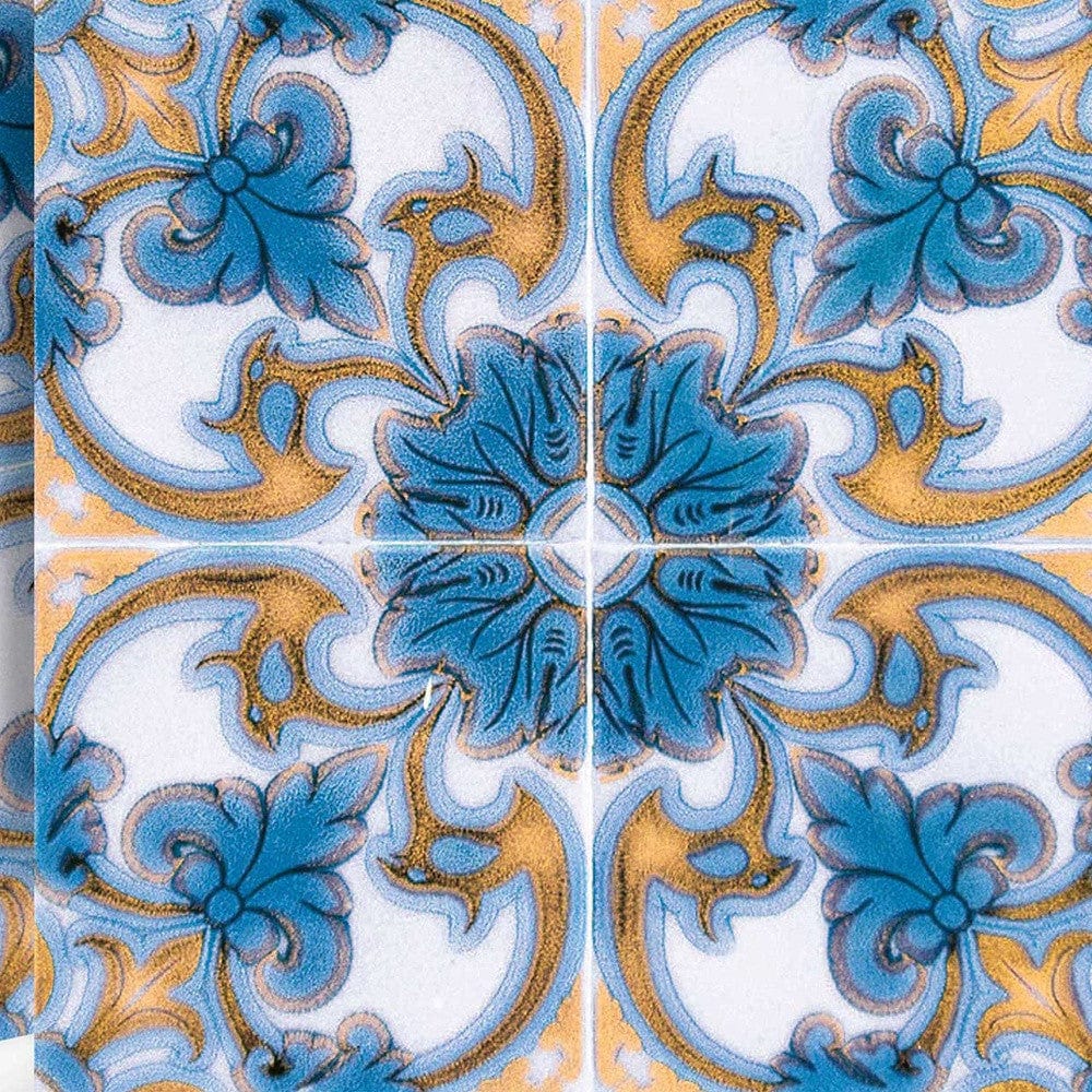 6" X 6" Teal Taupe Sia Removable Peel and Stick Tiles - Image 2