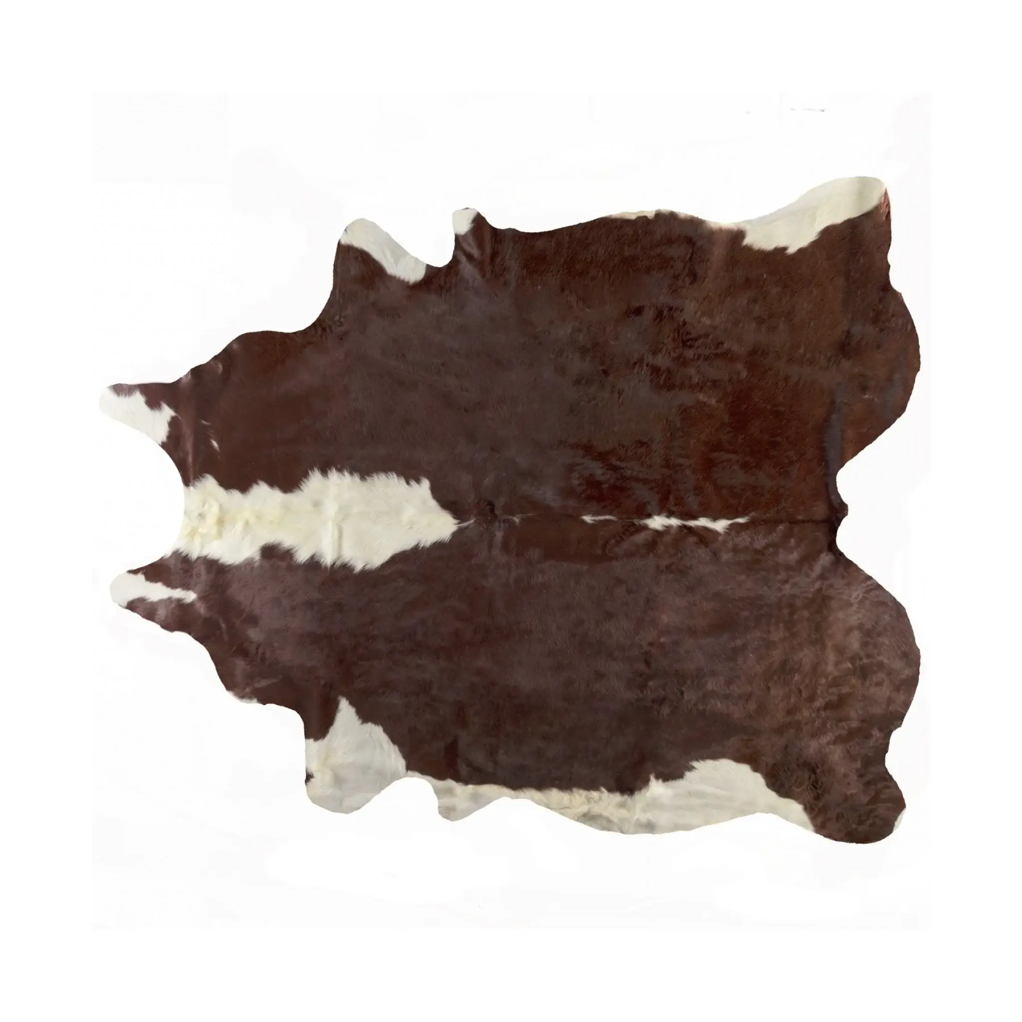 6' X 7' Brown And White Natural Cowhide Area Rug - Image 2