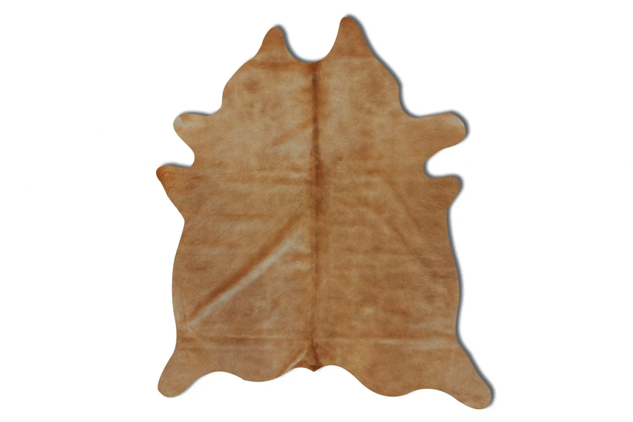 6' X 7' Golden Honey Exotic Cowhide Area Rug - Image 4