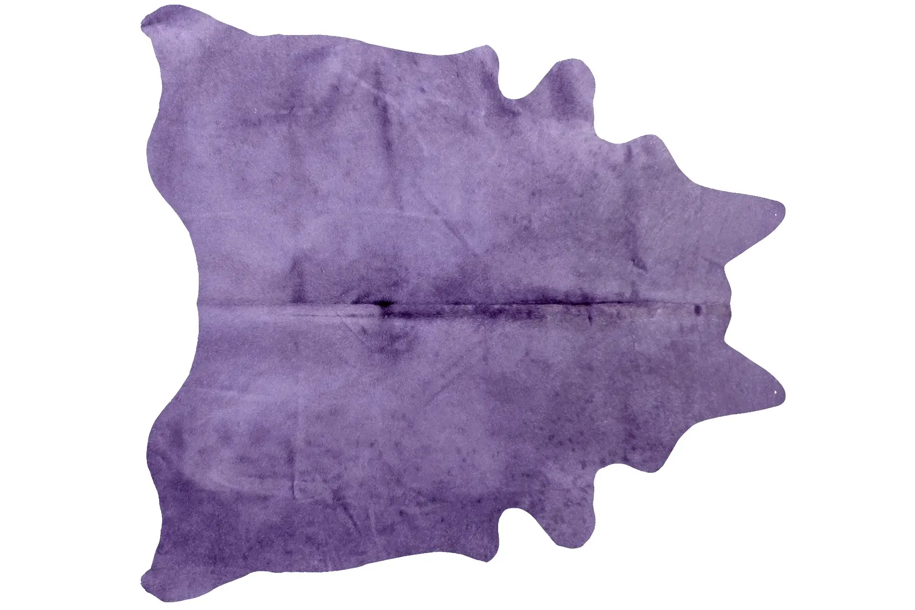 6' X 7' Purple Cowhide Cowhide Area Rug - Image 2