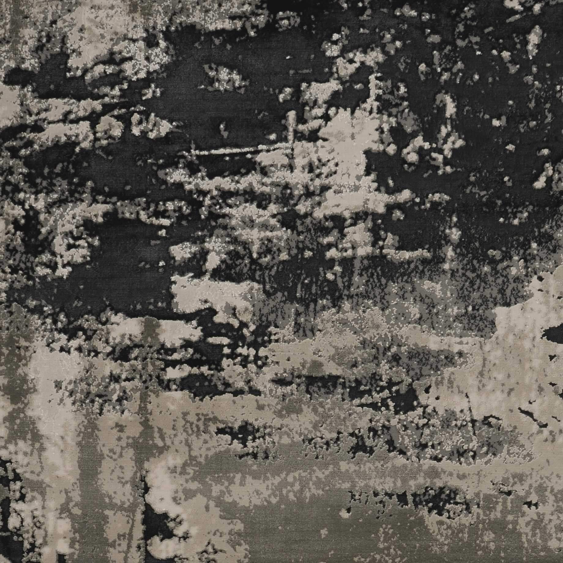 6' X 9' Black and Silver Area Rug - Image 6