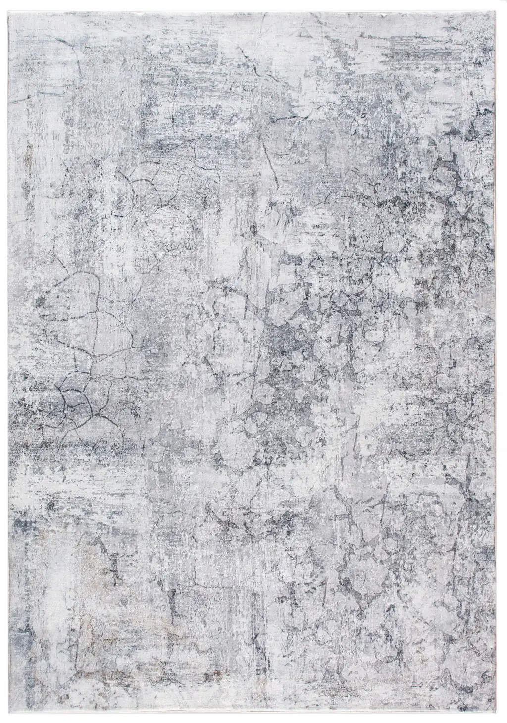 6' X 9' Gray Abstract Area Rug - Image 7