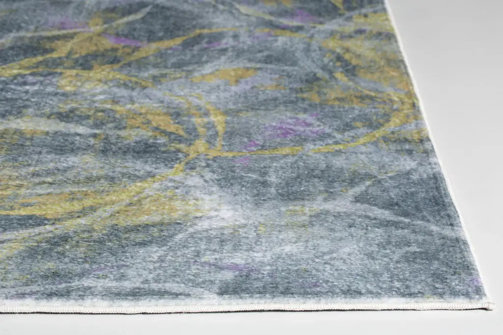 6' X 9' Gray Abstract Area Rug - Image 4