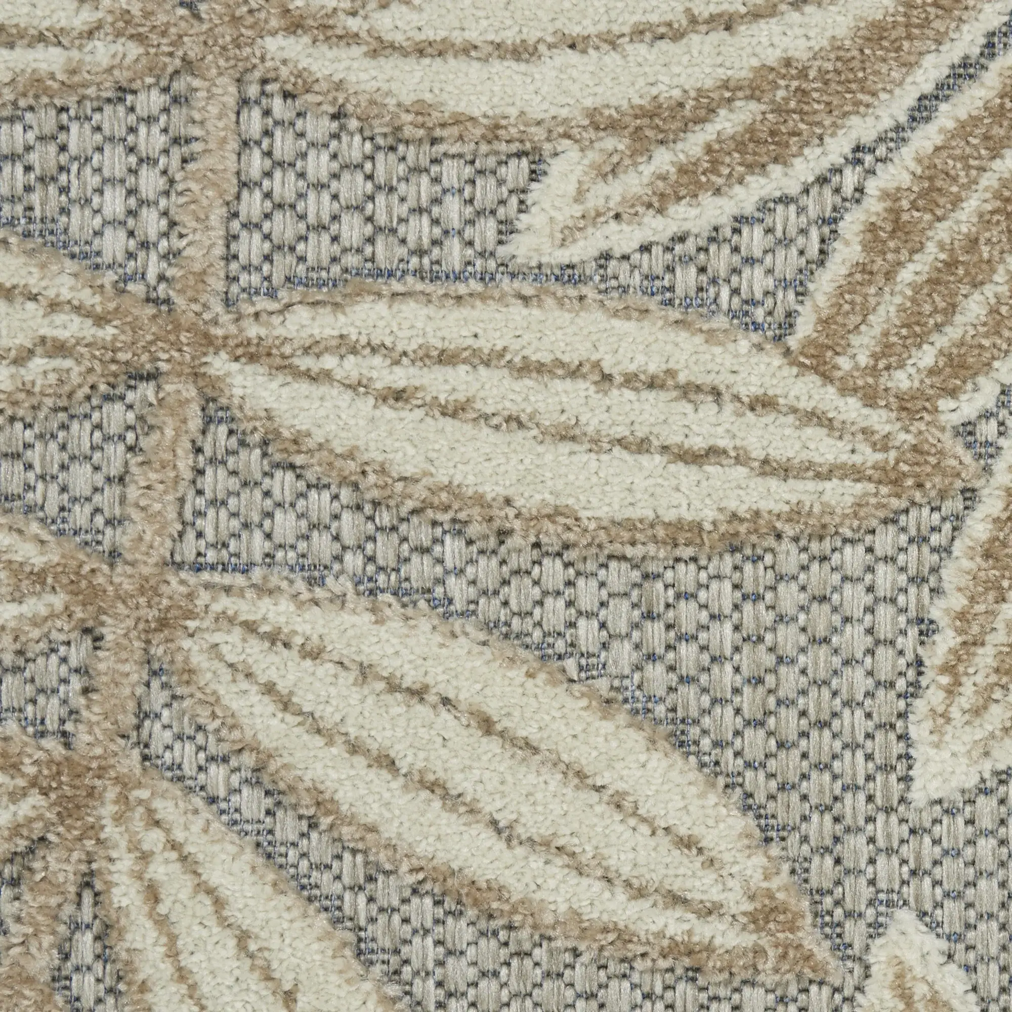 6' X 9' Gray And Ivory Floral Stain Resistant Indoor Outdoor Area Rug - Image 6