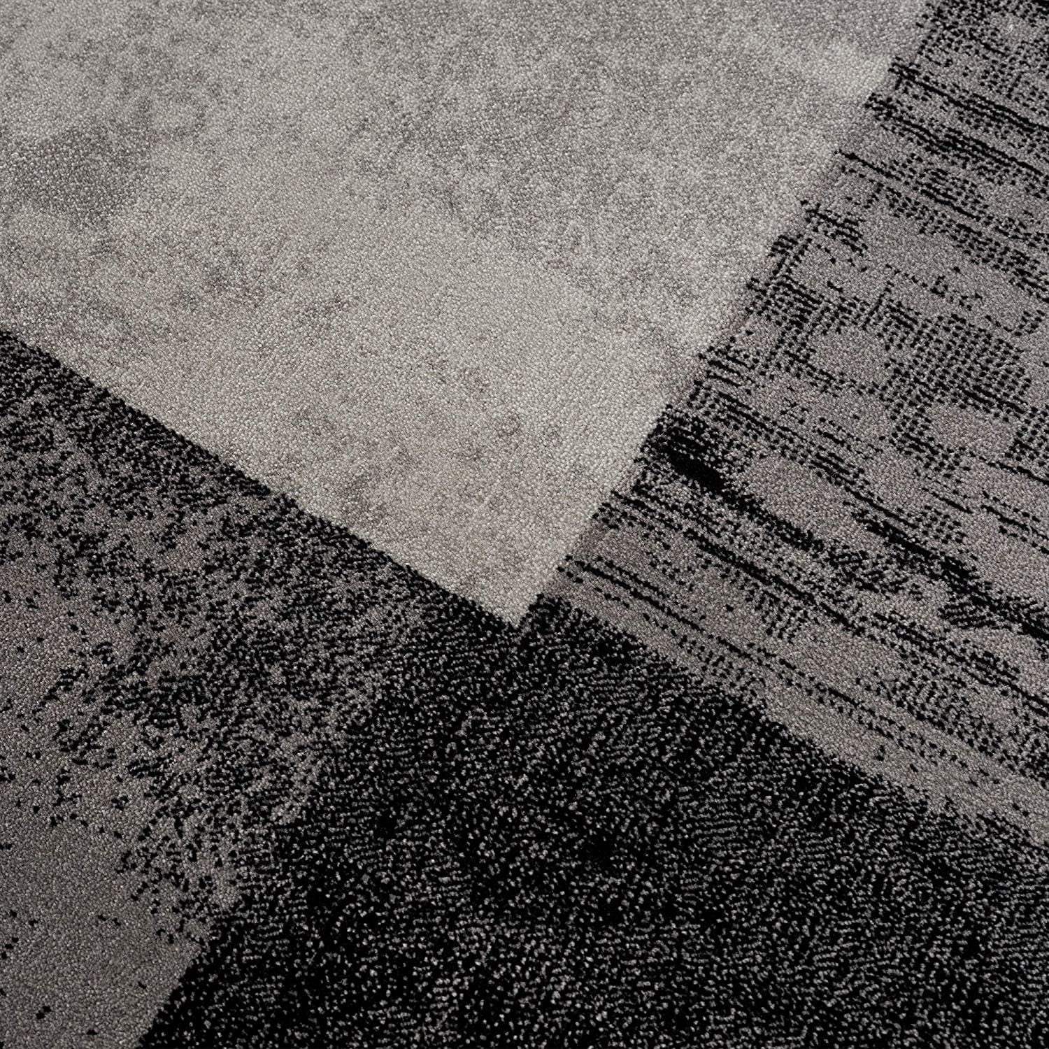 6' X 9' Gray Checkered Dhurrie Area Rug - Image 6