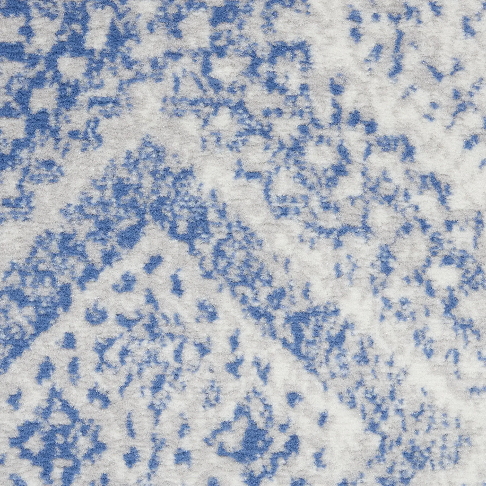 6' X 9' Light Blue Geometric Dhurrie Area Rug - Image 4