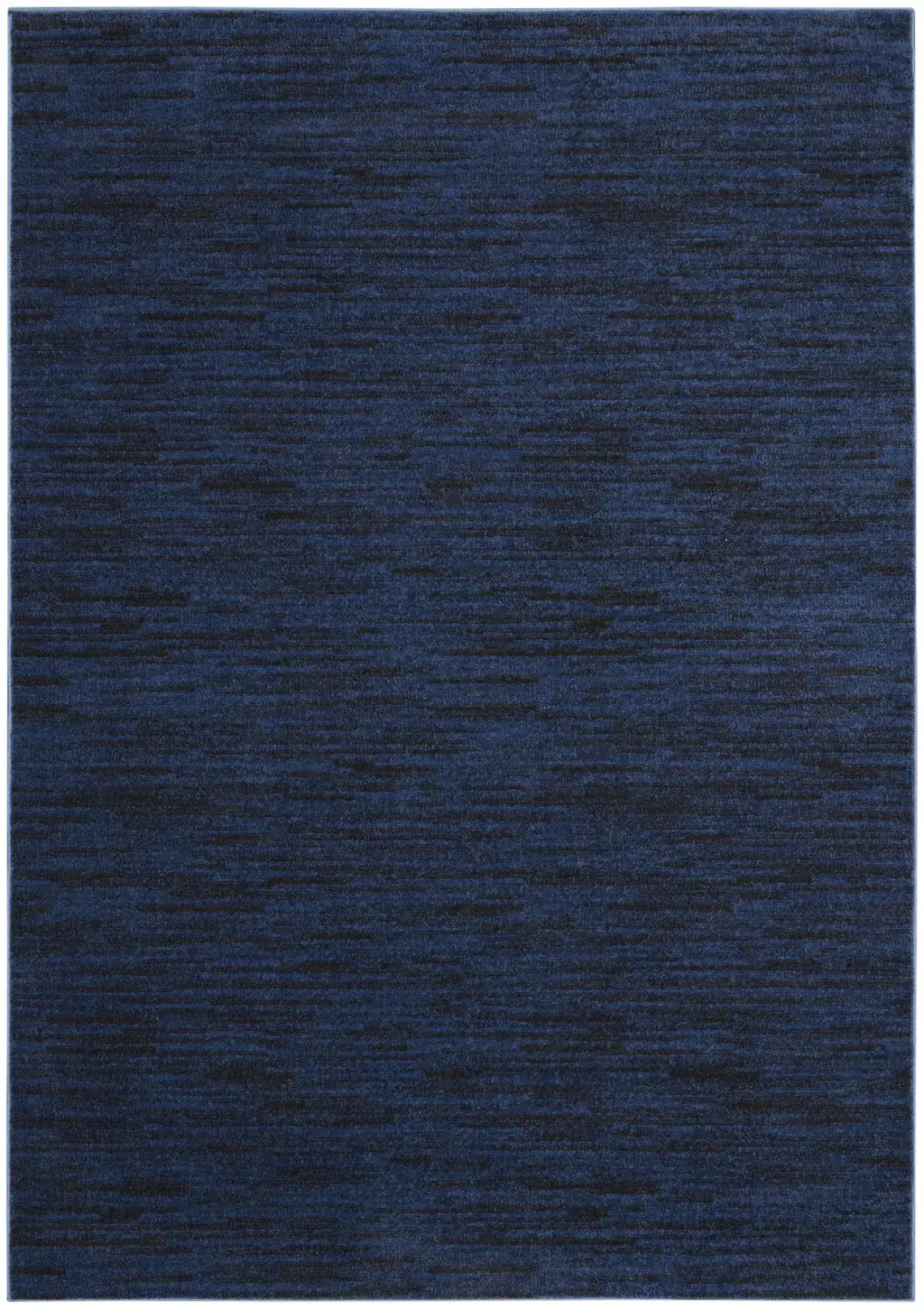 6' X 9' Midnight Blue Indoor Outdoor Area Rug - Image 2