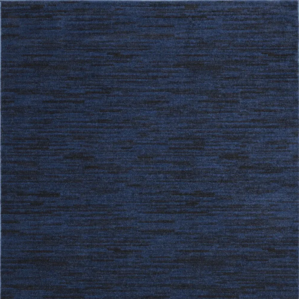 6' X 9' Midnight Blue Indoor Outdoor Area Rug - Image 4