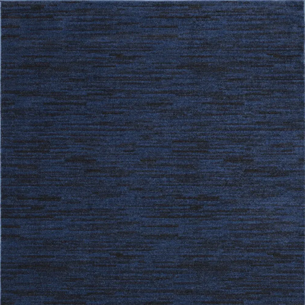 6' X 9' Midnight Blue Indoor Outdoor Area Rug - Image 9