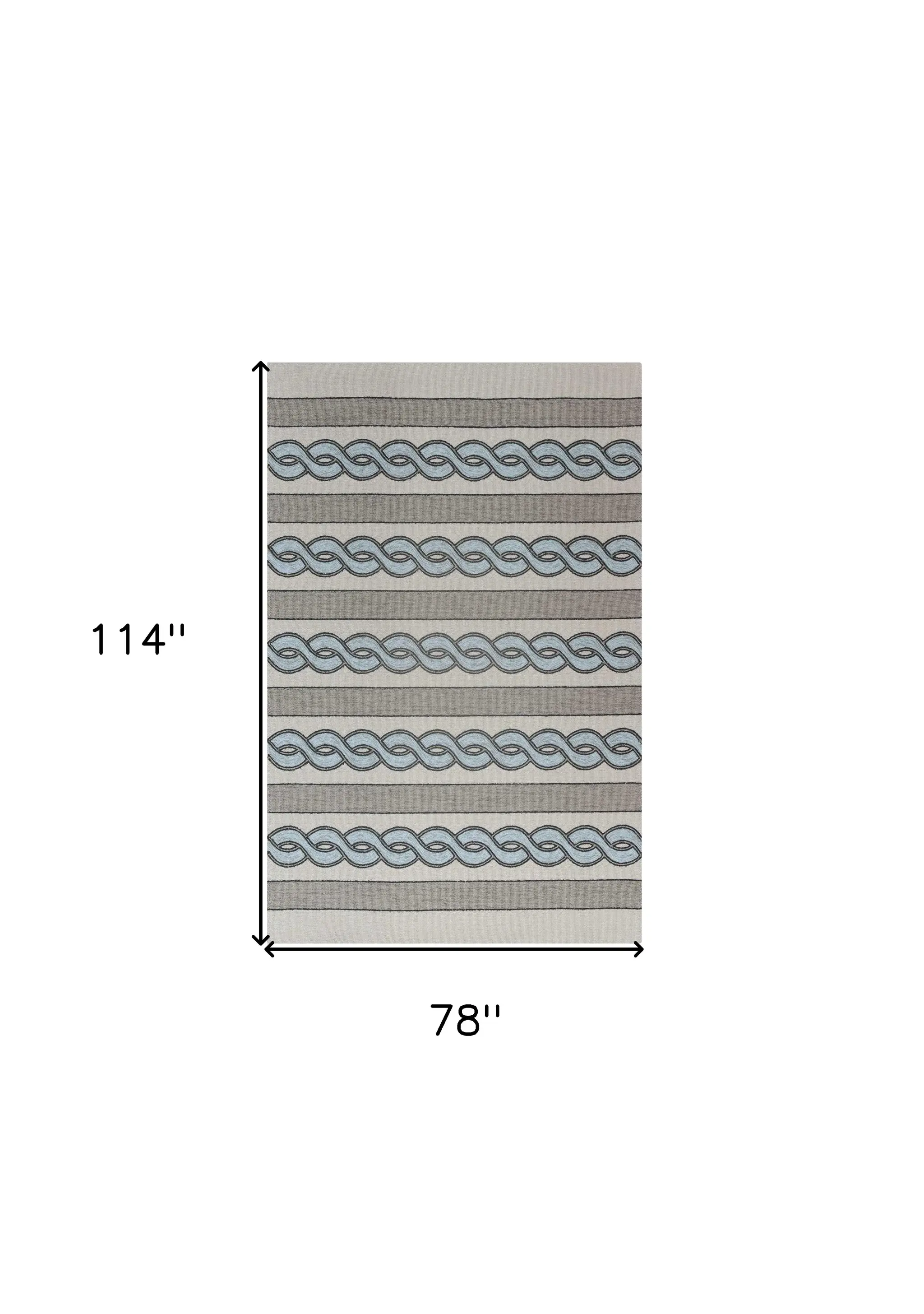 6' X 9'  Uv Treated Polypropylene Ivory Or Spa Area Rug - Image 3