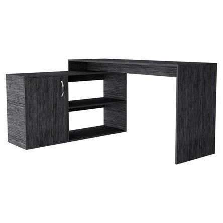 60" Gray L Shape Computer Desk - Image 2