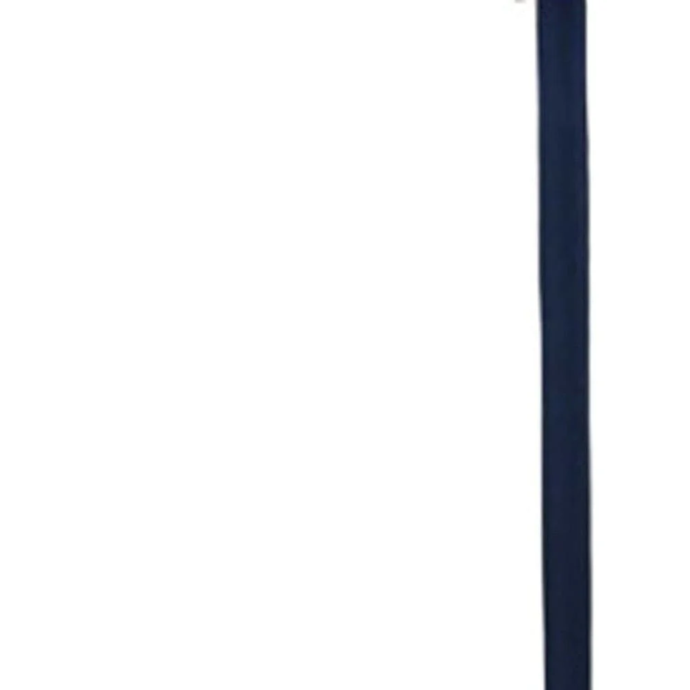 60" Traditional Shaped Floor Lamp With White Drum Shade - Image 2