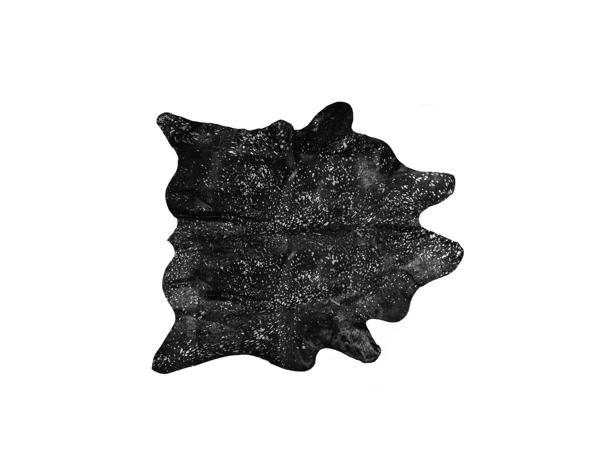 60" X 84" Black And Silver Cowhide - Area Rug - Image 2