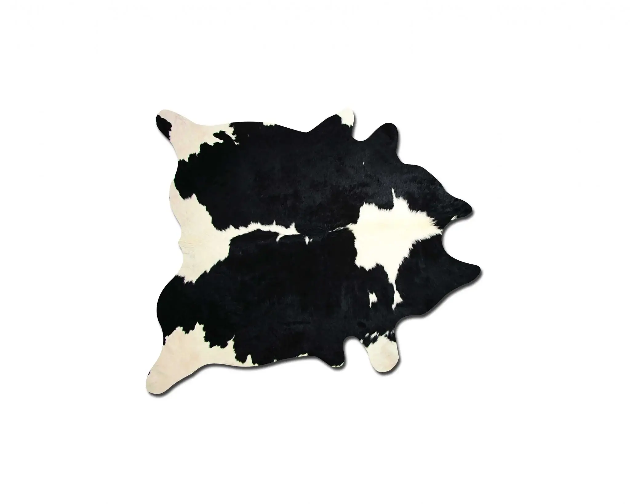 60" X 84" Black And White Cowhide - Area Rug - Image 2