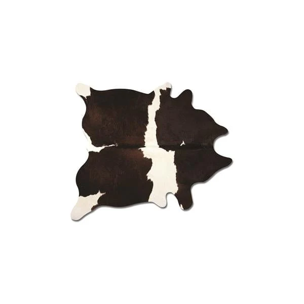 60" X 84" Chocolate And White Cowhide - Area Rug - Image 2