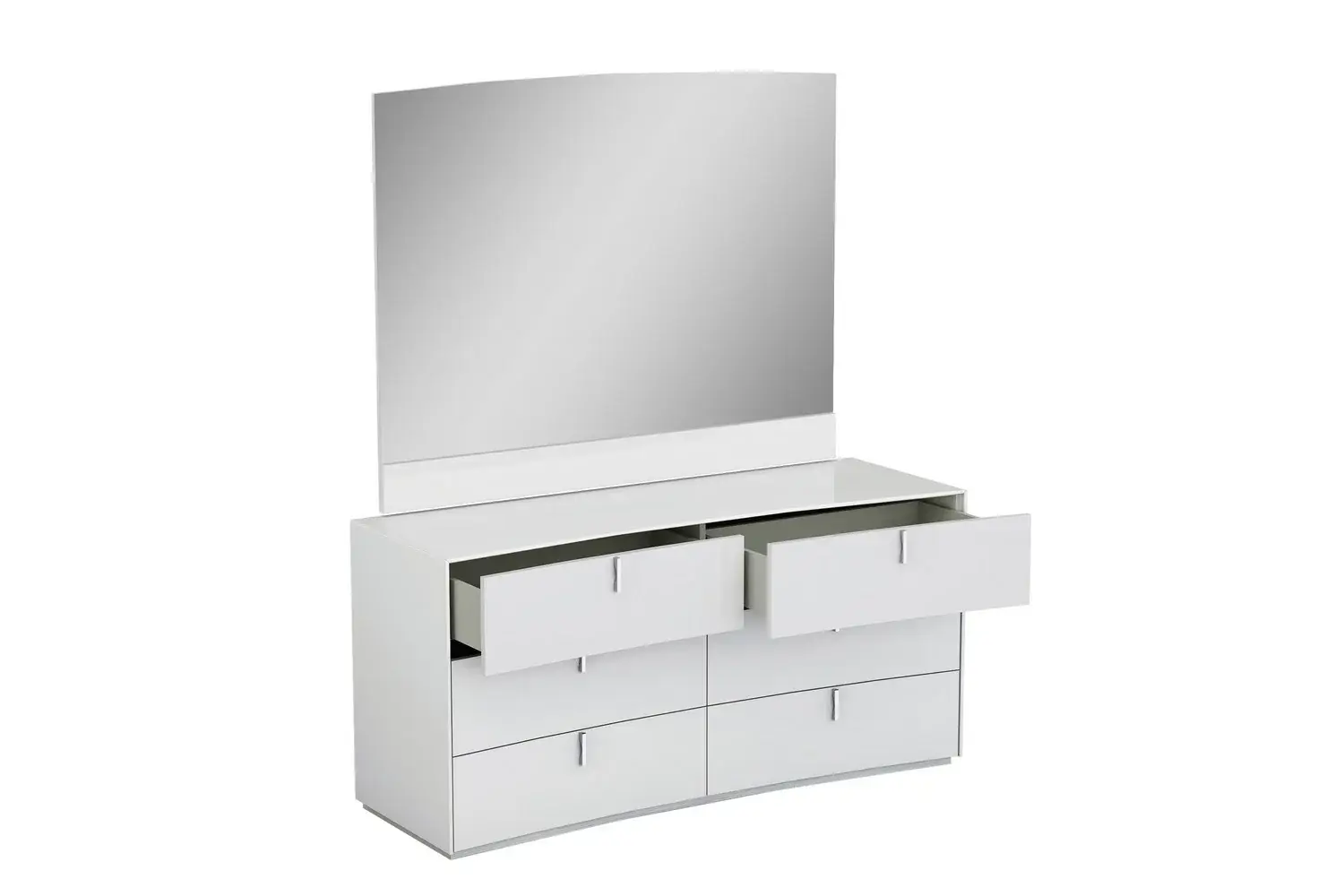 62" X 19" X 30" White  Dresser - Image 3