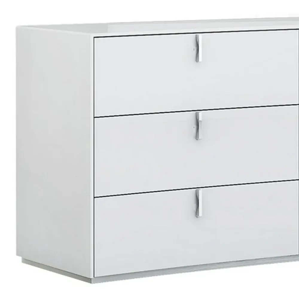 62" X 19" X 30" White  Dresser - Image 4