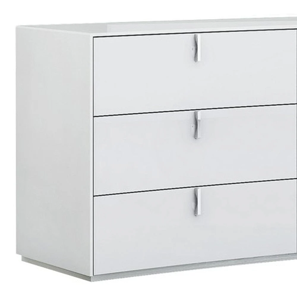 62" X 19" X 30" White  Dresser - Image 5