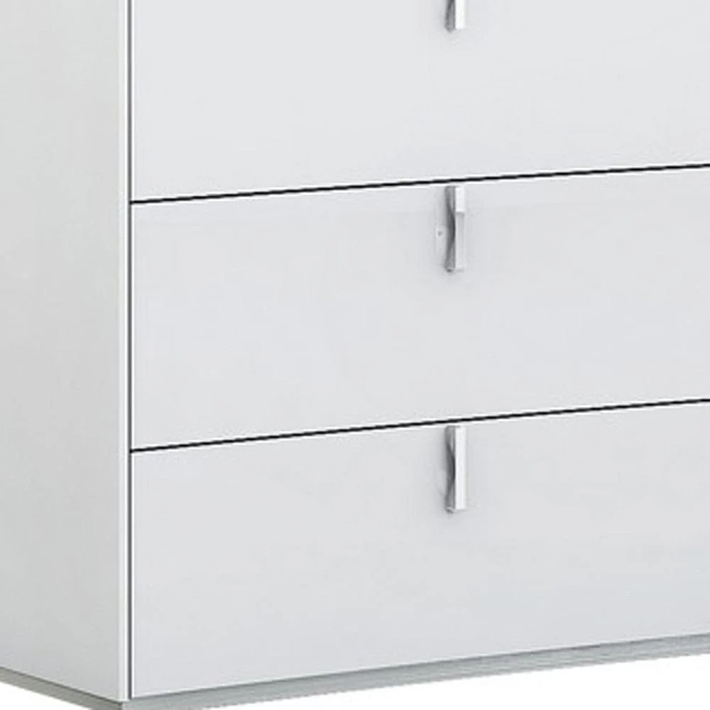 62" X 19" X 30" White  Dresser - Image 6
