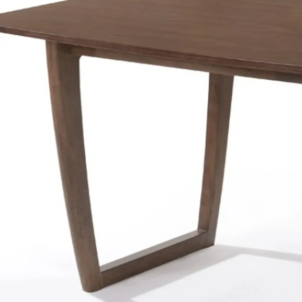 63" Walnut Rectangular Dining Table - Image 3