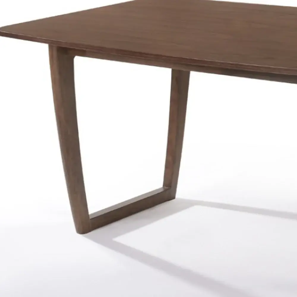 63" Walnut Rectangular Dining Table - Image 4