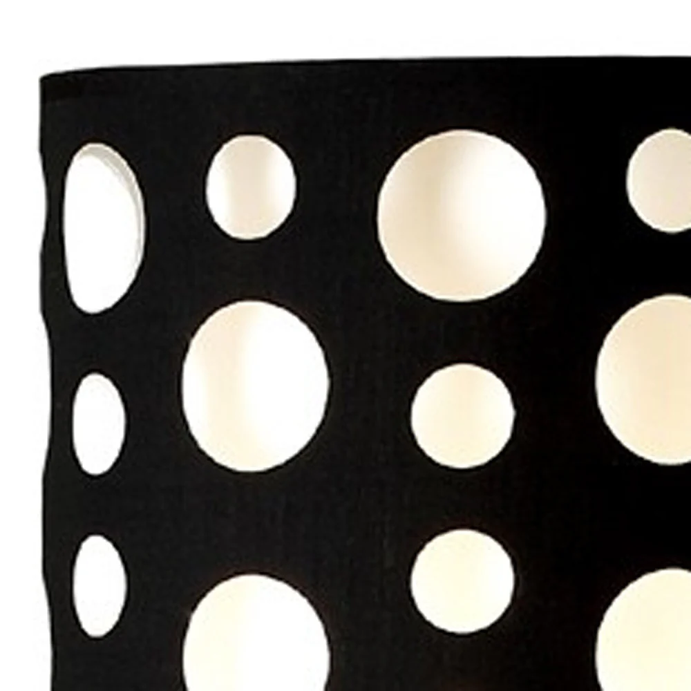 66" Steel Novelty Floor Lamp With Black And White Drum Shade - Image 5
