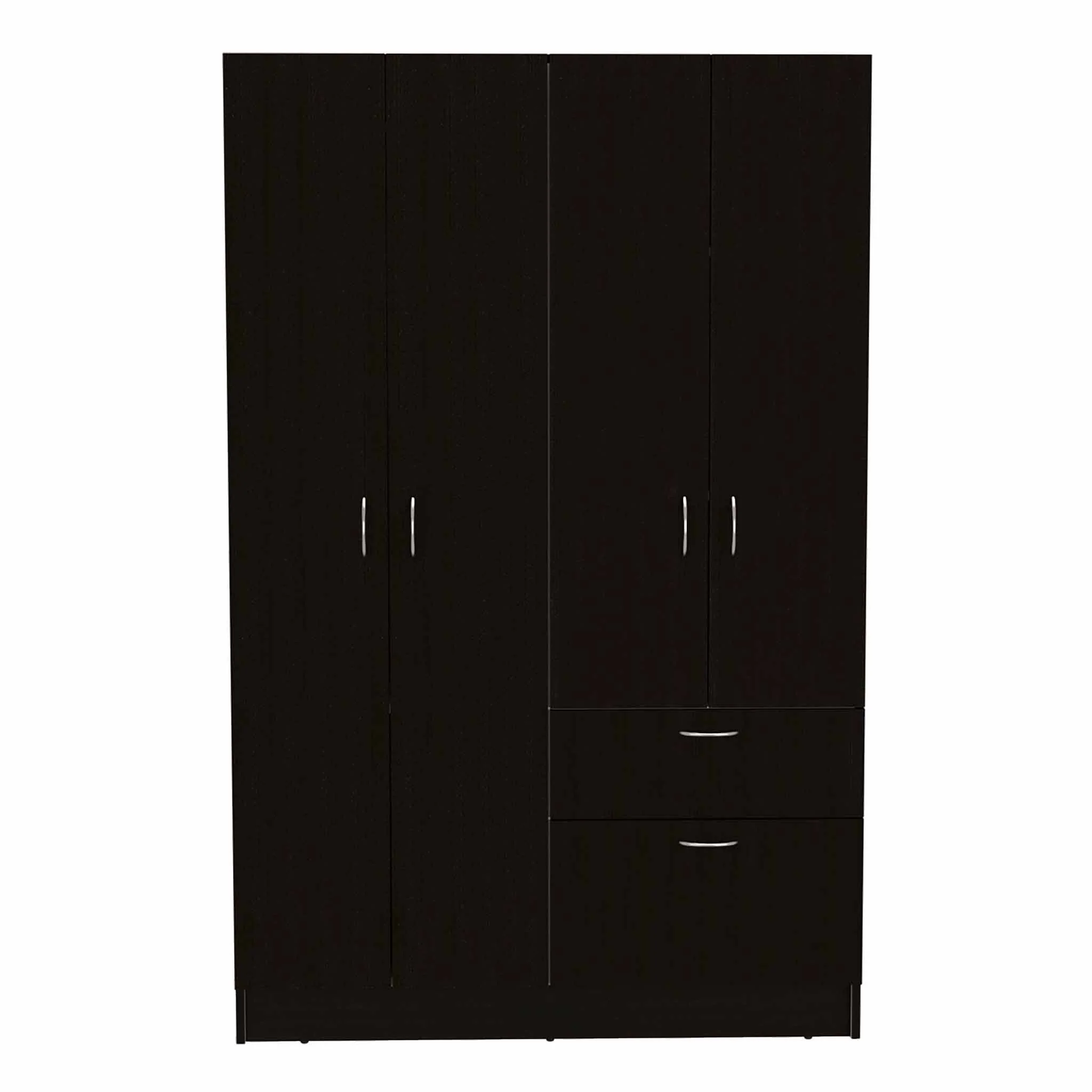 67" Black and White Single Drawer Combo Dresser - Image 2