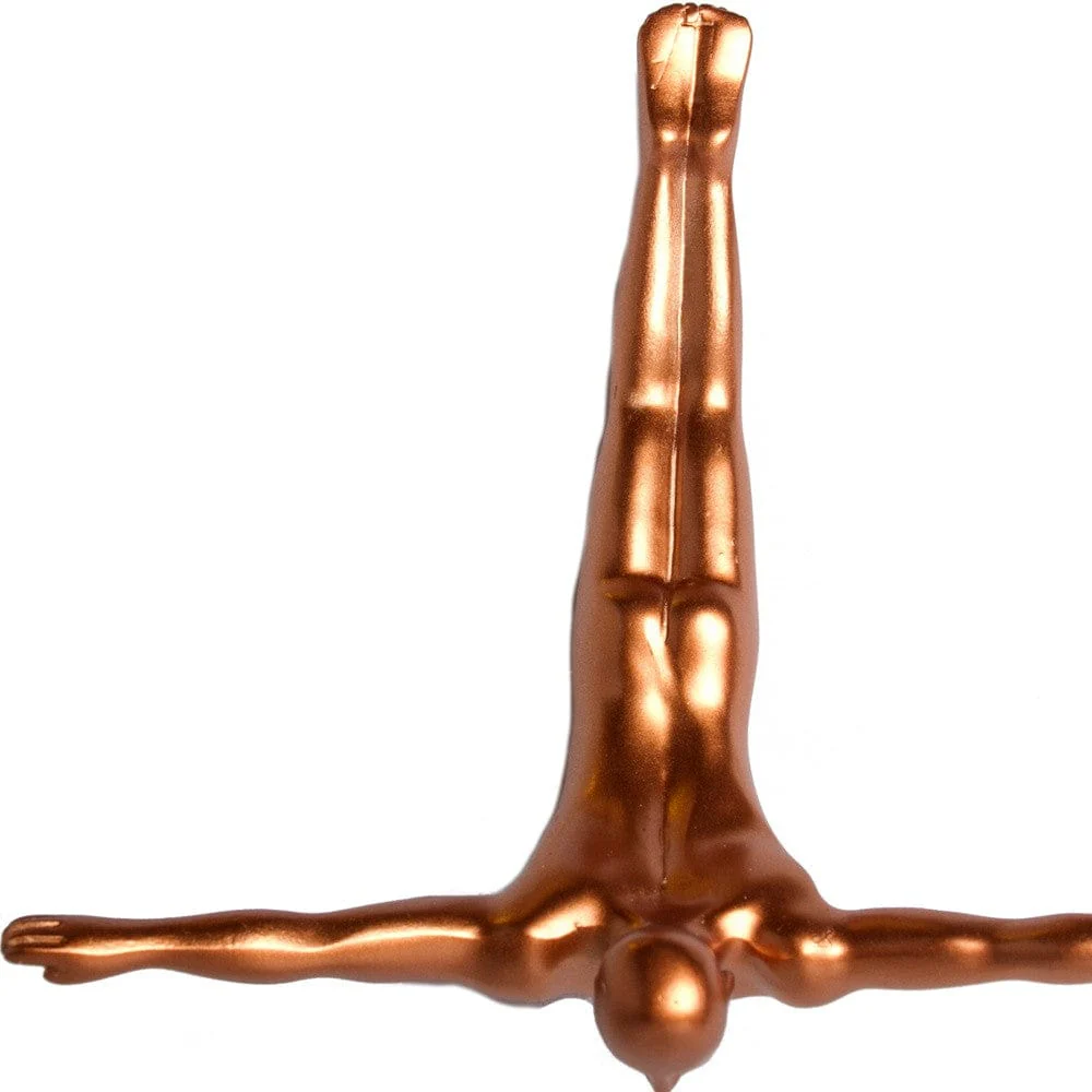 7" Bronze Diver Resin Wall Decor - Image 6