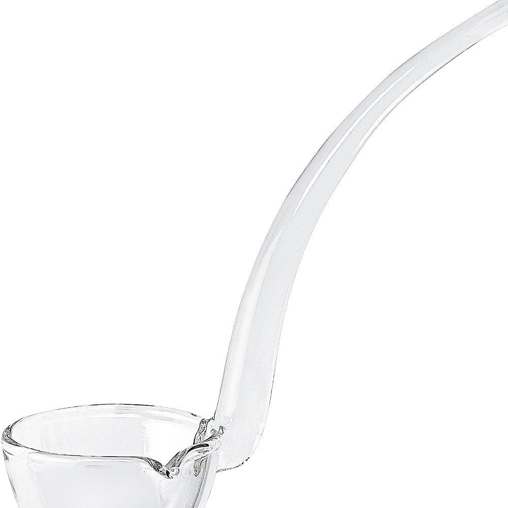 7" Mouth Blown Crystal Gravy Ladle - Image 5
