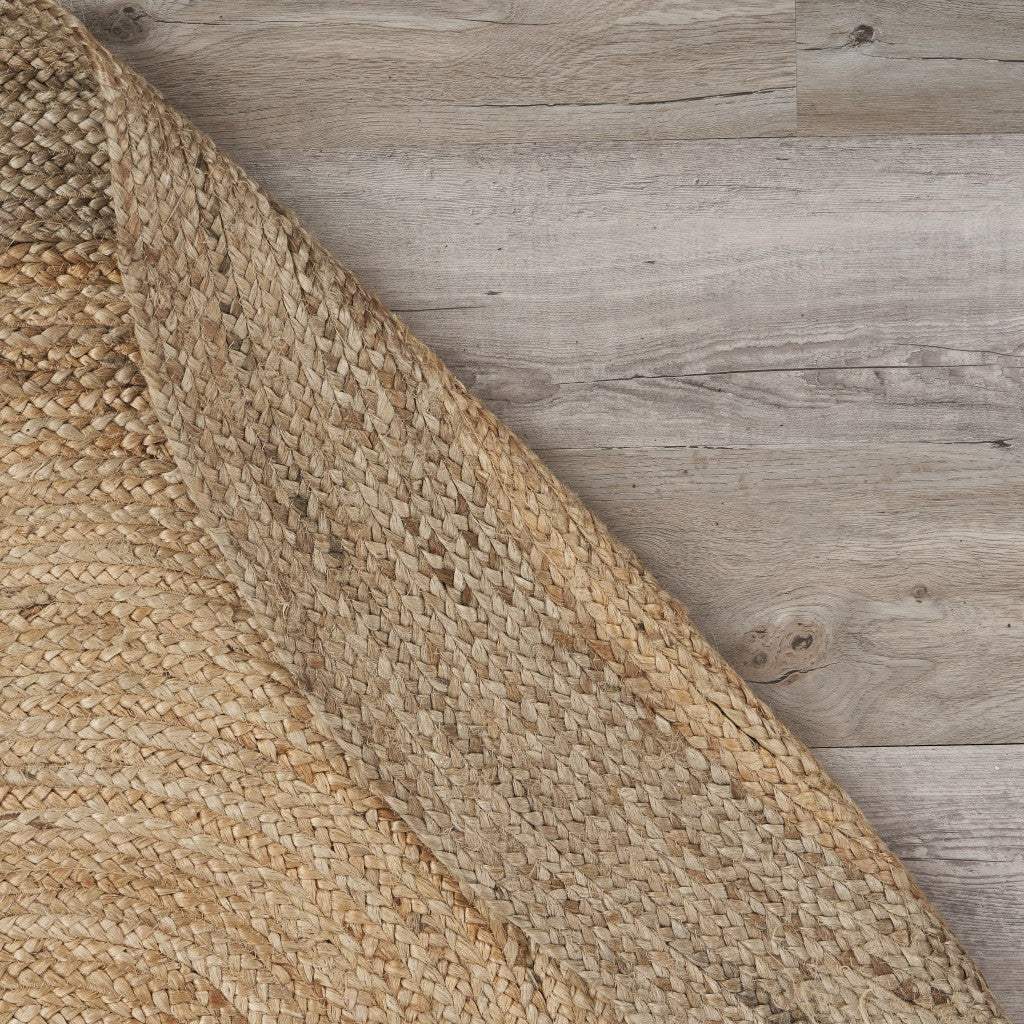 7' Natural Toned Oval Shaped Area Rug - Image 2